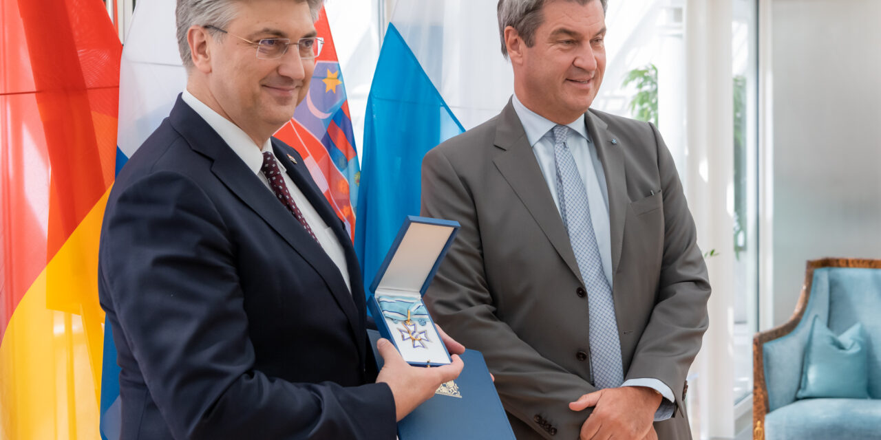 Fotografije:Plenković u Münchenu sa Söderom „Hrvatska i Bavarska imaju izvrsne odnose“