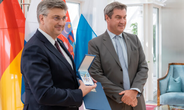 Fotografije:Plenković u Münchenu sa Söderom „Hrvatska i Bavarska imaju izvrsne odnose“